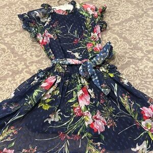 David Charles floral pattern kids dress size 9 really cute